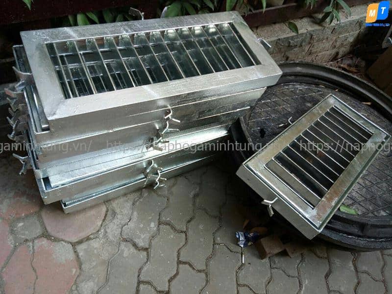 Song chắn rác bằng thép