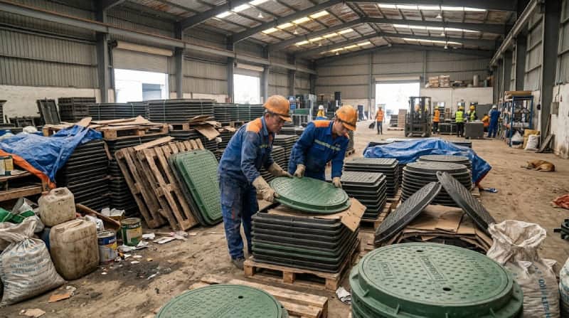 Xưởng nắp hố ga Composite Minh Tùng